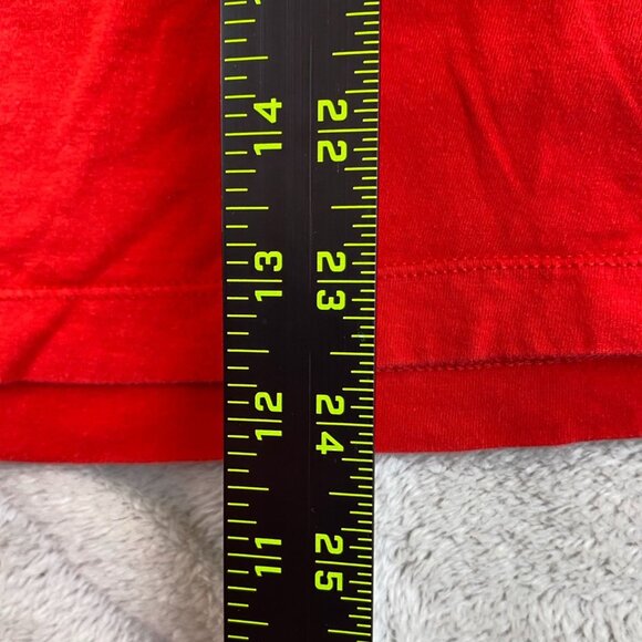 Nike Mens JDI Swoosh T-Shirt Small Red "Just Do It" Tee Short Sleeve Crew Neck - Picture 4 of 7